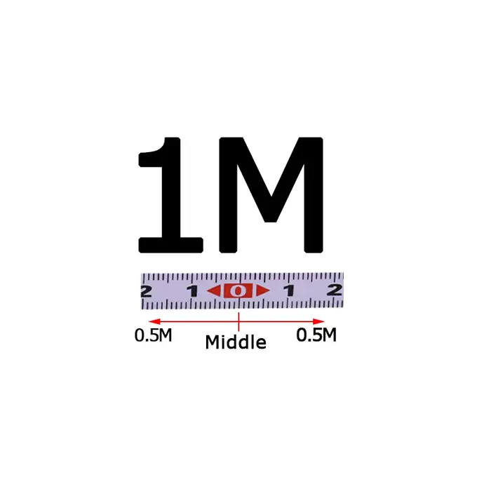 Ruban à mesurer auto-adhésif métrique 0.9M-10M