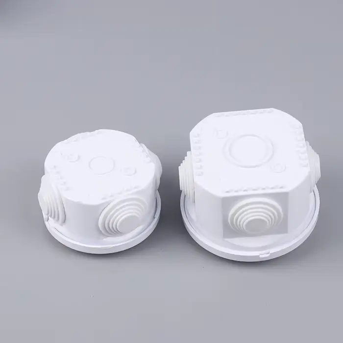 Boîtier de raccordement blanc étanche IP65 pour câbles
