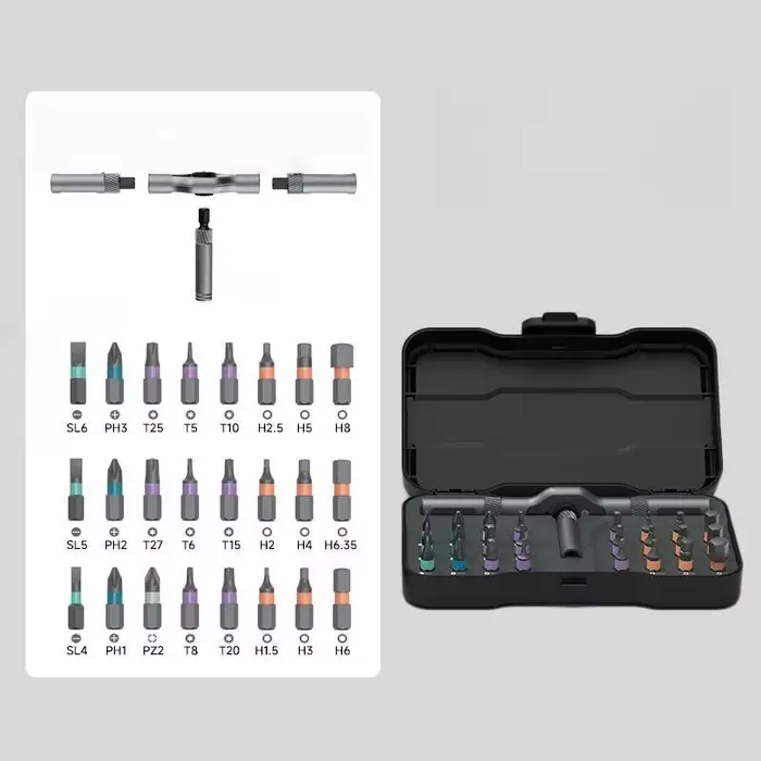 Kit de tournevis magnétique 24-en-1