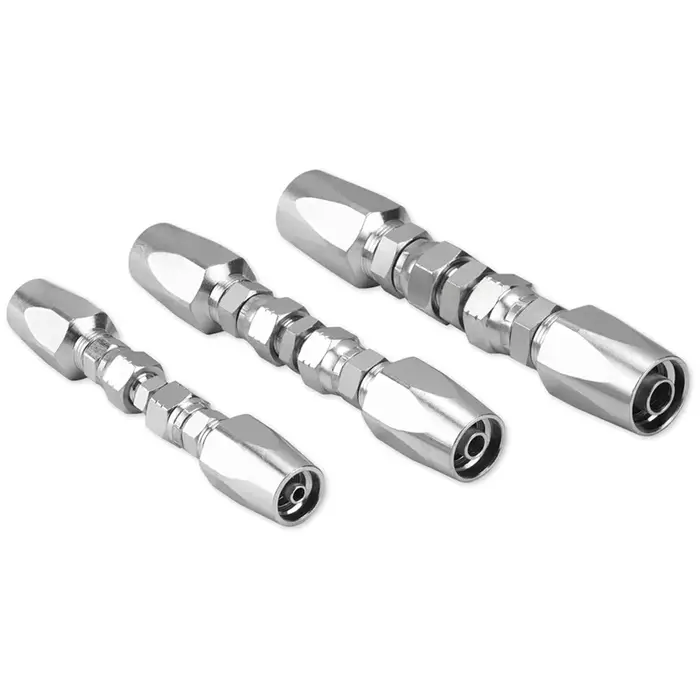 Réutilisable 1/4 "3/8" 1/2 "ID Kit de réparation de raccords de tuyau hydraulique Kit