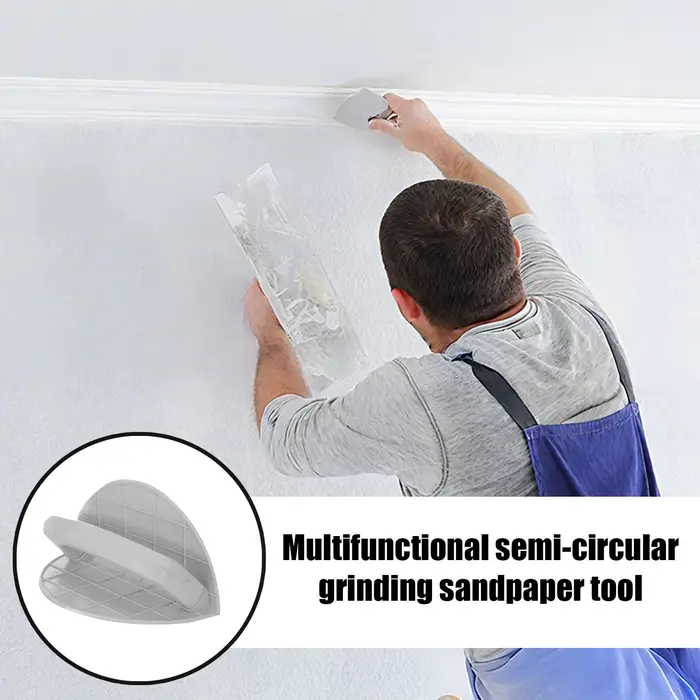 Ponceuse d'angle semi-ronde avec papier abrasif remplaçable