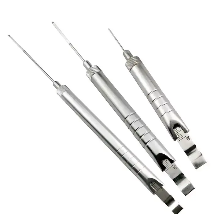 Jauge de profondeur 0mm à 30mm /60mm/40mm/90mm, Instruments chirurgicaux vétérinaires orthopédiques
