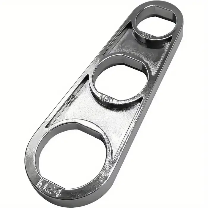 Clé universelle d'aérateur de robinet, outil robuste 6 en 1 en alliage de Zinc pour becs de cuisine 