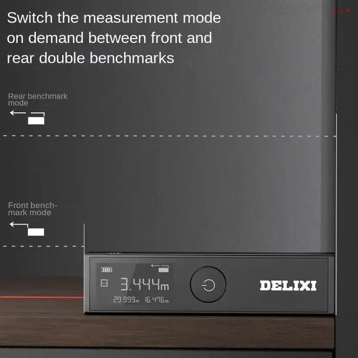 Nouveau DELIXI télémètre Laser règle électronique Portable