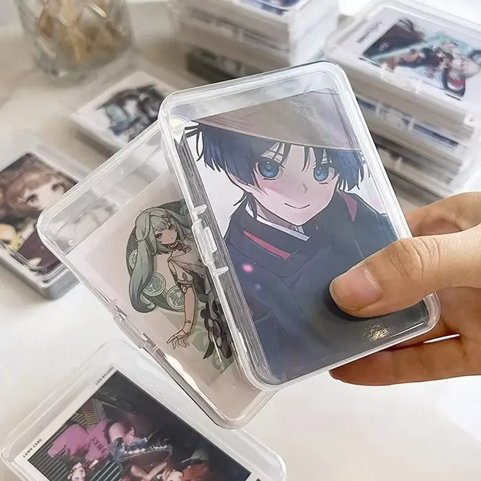 Boîtes en plastique transparentes