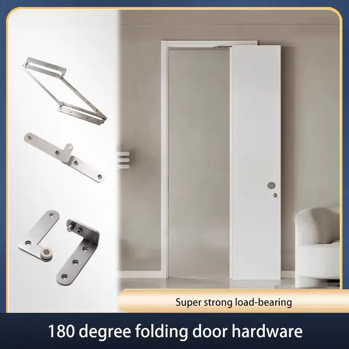 Charnière de porte pliante pour porte en bois