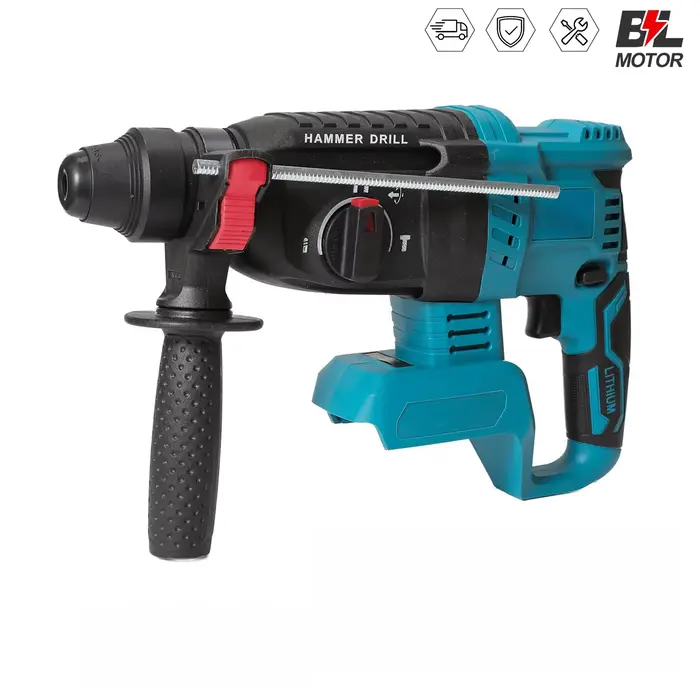 Marteau perforateur rotatif pour perceuse à percussion Milwaukee M18 2.6J avec 4 modes 360° °   Mote