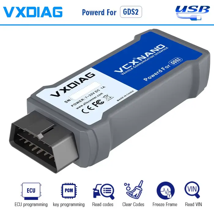 VXDIAG VCX NANO pour GM OPEL GDS2 2023.07 Tech2win V16.02.24 outil de Diagnostic Version USB Version