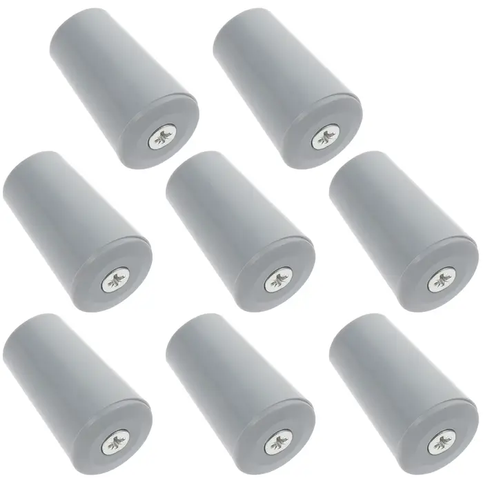 8 pièces volets à roulettes arrêt tampon limiteur bouchons en plastique robuste volet réparation remplacement