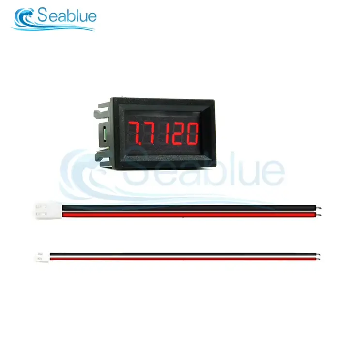 0.56 pouces 4 fils 5 chiffres haute précision LED DC ampèremètre numérique 50mA compteur de courant testeur détecteur