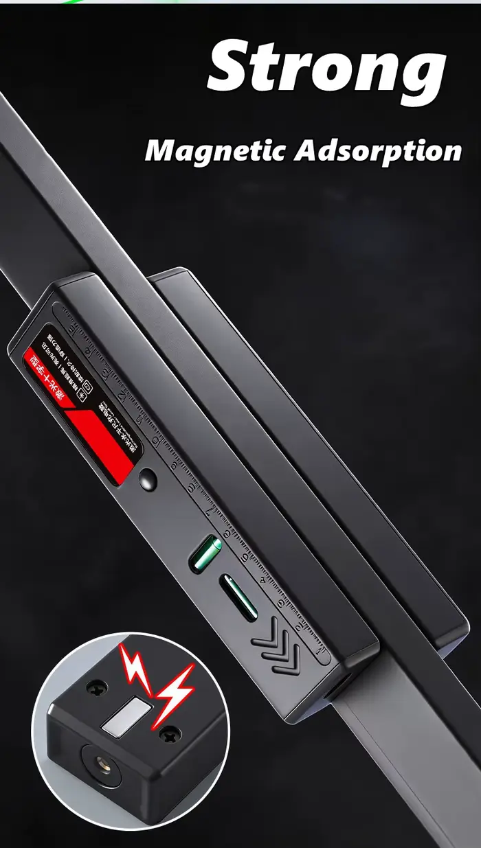 Niveau laser noir multifonctionnel pour la mesure horizontale et verticale