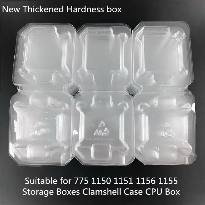 Boîtes de rangement universelles à clapet, 100 pièces, boîtier de Protection en plastique AMD/940/AM