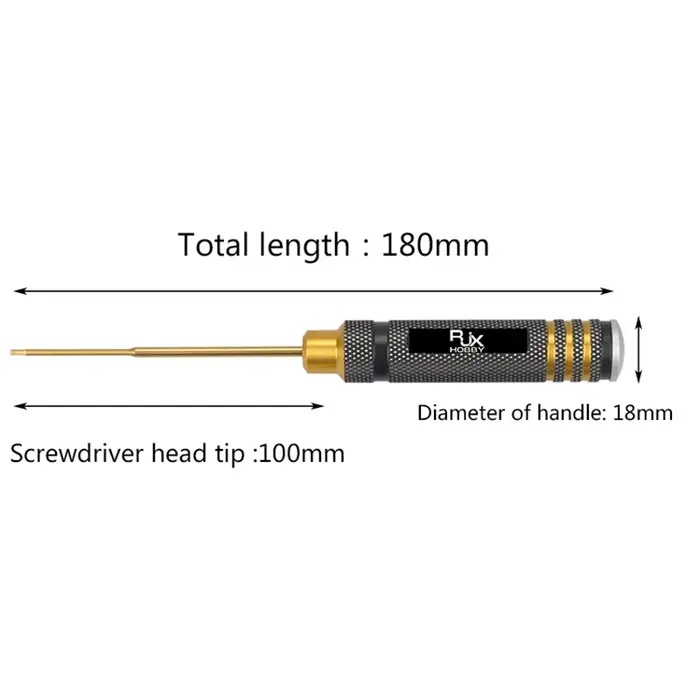 RJX-Clé hexagonale super dure plaquée pour personnes âgées, kit d'outils de tournevis HSS pour modèl