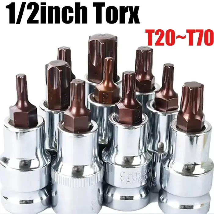 Embout de tournevis Torx de 1/2 pouces