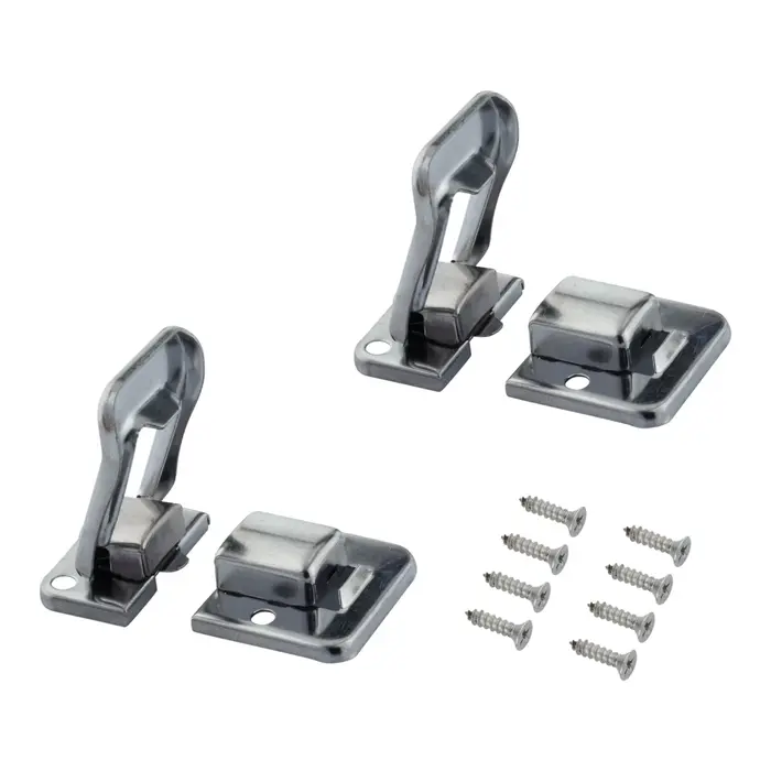 Lot de 2 fermoirs à bascule pour armoire