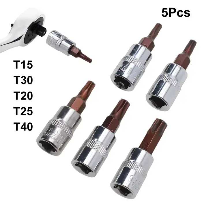 Embouts de tournevis Torx 1/4 pouces
