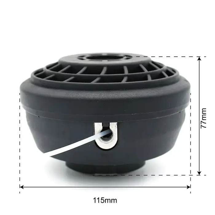 Tête de coupe de qualité, couvercle en aluminium, roulement, ligne de filetage automatique