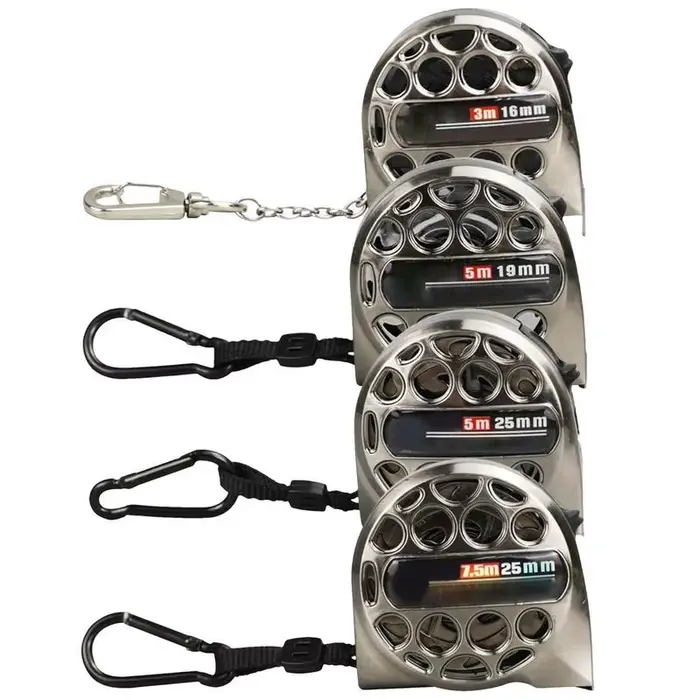 Ruban à mesurer Portable en acier inoxydable, étanche, antirouille, résistant à la Corrosion, outils de mesure à échelle métrique de haute précision