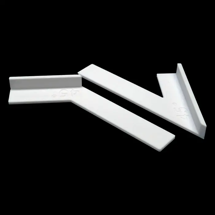 2 pièces Guide d'angle de 45 degrés pour le travail du bois, Outil de positionnement pour coupe à on
