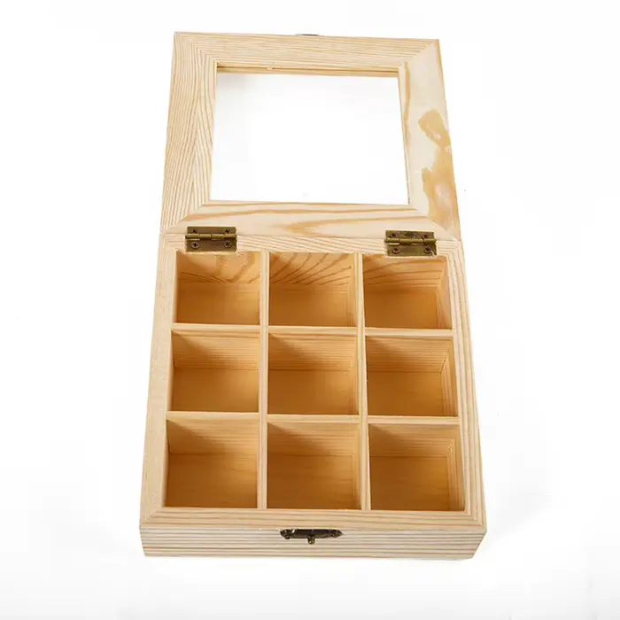 Boîte de rangement à 9 compartiments