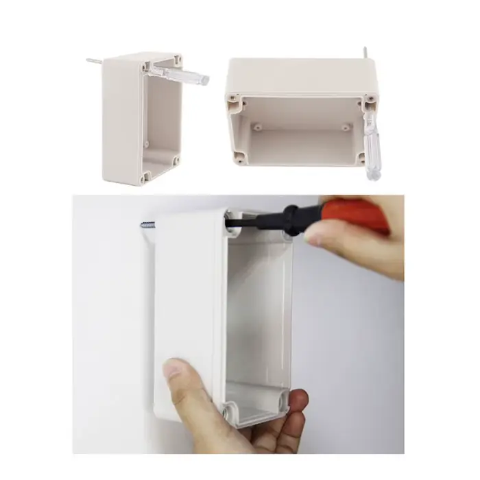 Boîte de rangement électronique étanche, boîtier en ABS pour l'extérieur