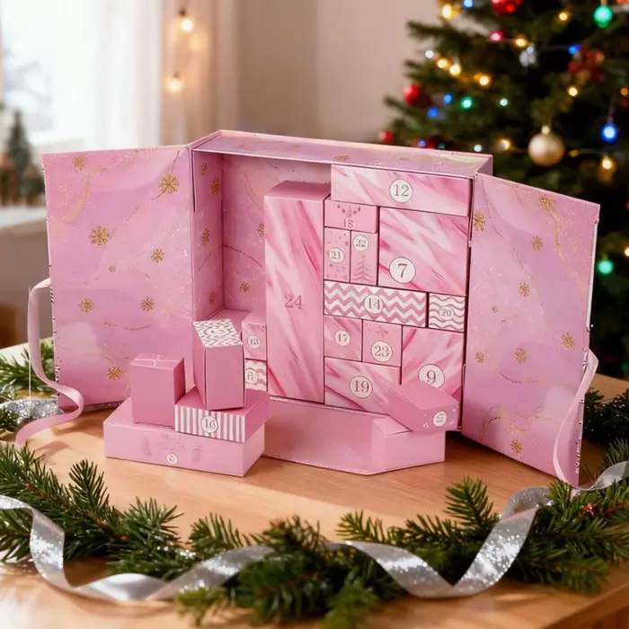 Calendrier de l'Avent bricolage coffrets cadeaux de noël 2025