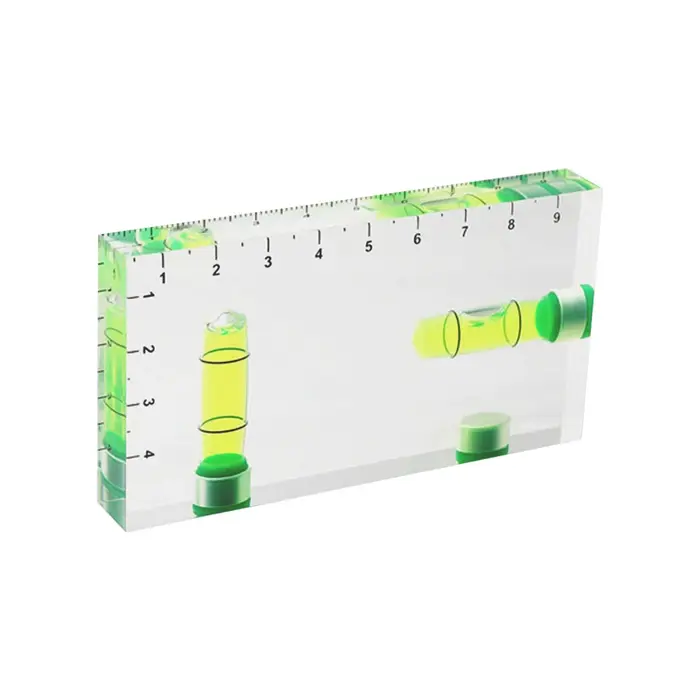 Niveau magnétique bidirectionnel transparent de haute précision bulle Mini