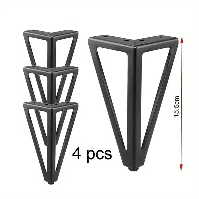 4 pièces pieds de meubles pieds de meubles en métal robuste pieds de Table d'armoire pieds d'armoire