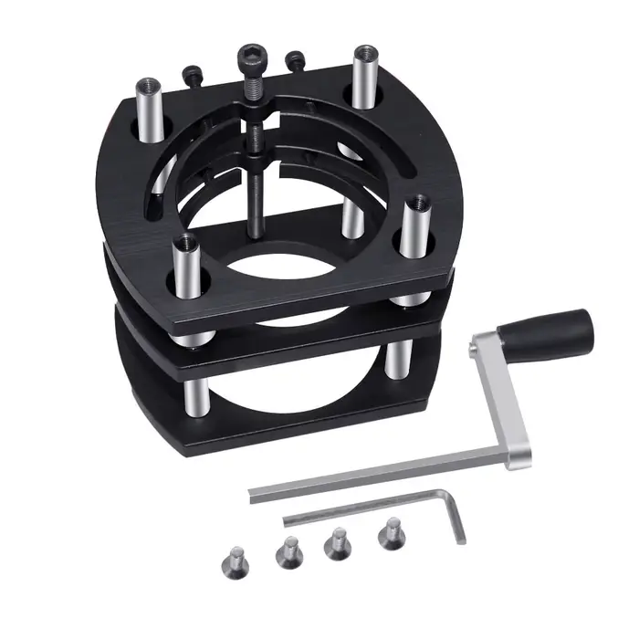 Mise à niveau de l'élévateur de toupie pour moteurs de 65mm de diamètre, base de levage de plaque d'