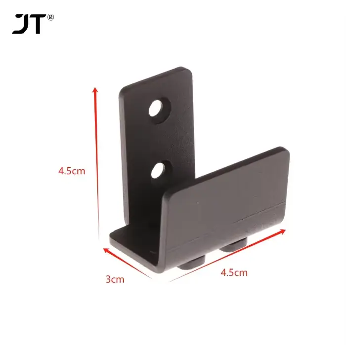 Clips de guidage de sol inférieur pour porte de grange coulissante