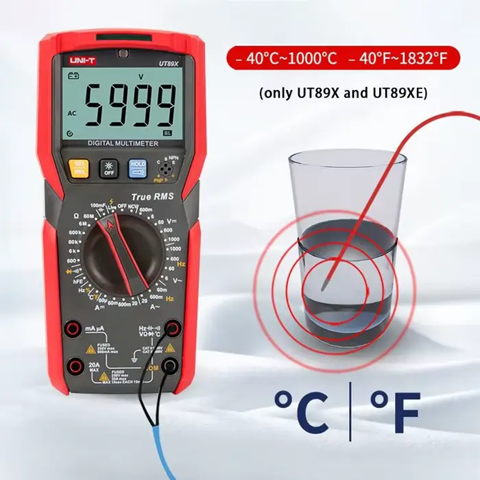 Multimètre UNI-T professionnel UT890C UT890D + UT89X UT89XD UT89XE UT60S UT60BT UT61B + UT61D + UT61