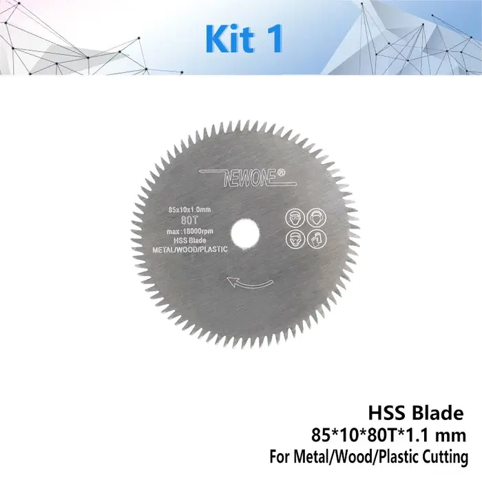 NEWONE lame de scie circulaire disque de coupe pour bois/métal/plastique HSS carbure diamant résine