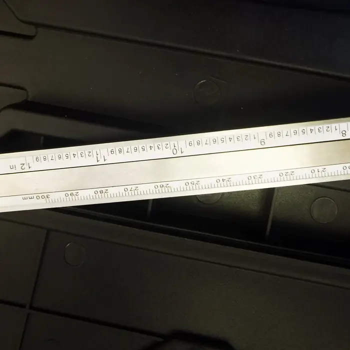 Outil de mesure, pied à coulisse 12 "/300mm métrique/pouce SAE Standard MM