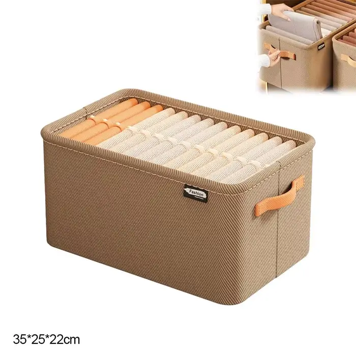 Boîte de rangement en tissu pliable pour livres, vêtements, jouets, articles divers, organiseur de t