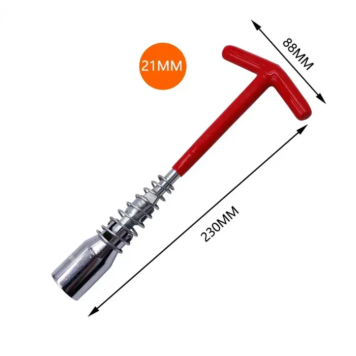 Clé à douille de dépose de bougie d'allumage rotative à 360 degrés de haute qualité 14mm/16mm/21mm pour réparation automobile