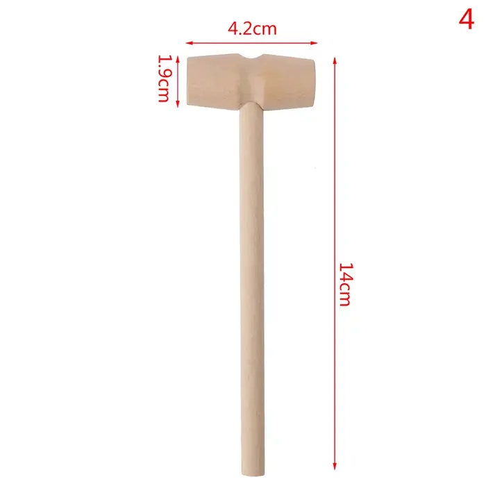 Marteau maillet en bois pour l'artisanat du cuir, outil de maillet, marteau exécutif, bijoux, 1PC