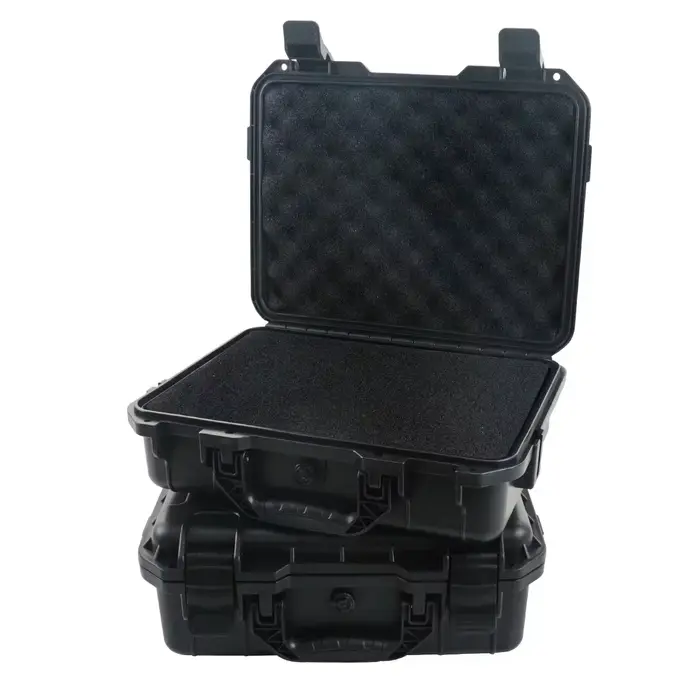 1 sac de boîte à outils rigide et étanche avec boîte de rangement d'éponge prédécoupée, châssis de c