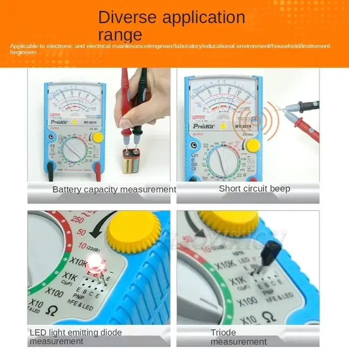 MT-2019 – multimètre analogique