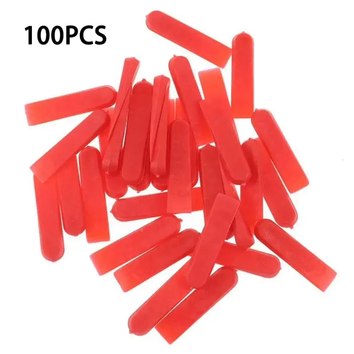 100 pièces de calques de nivellement pour carrelage en plastique