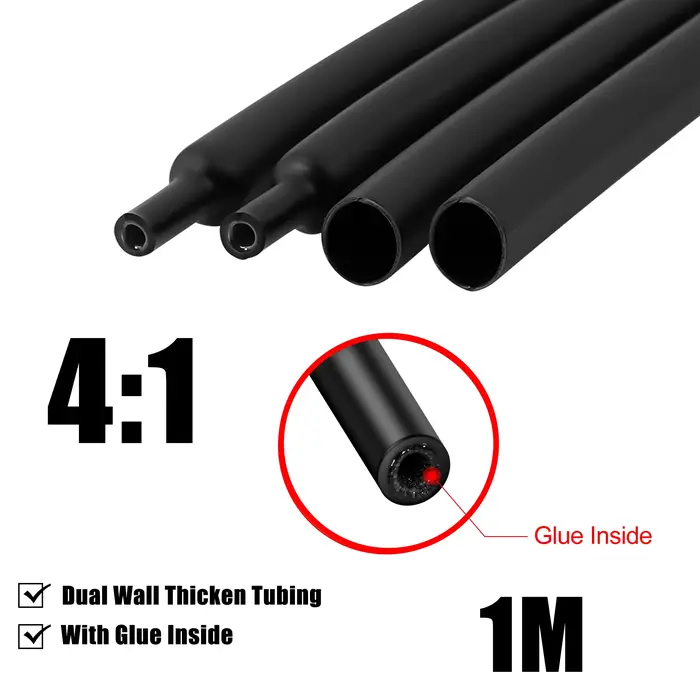 Tube thermorétractable 1M 4:1