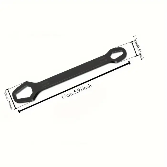 Clé universelle à Double extrémité, clé de réparation d'écrous à vis auto-serrant de 3 à 17mm, clé à cliquet à Double tête réglable 1 pièce