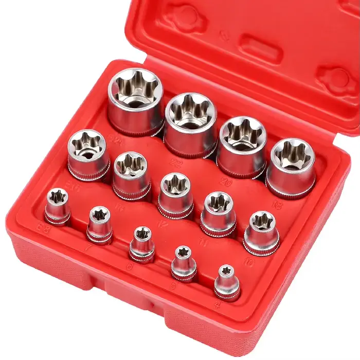 Jeu de douilles E-TORX 14 pièces - Jeu