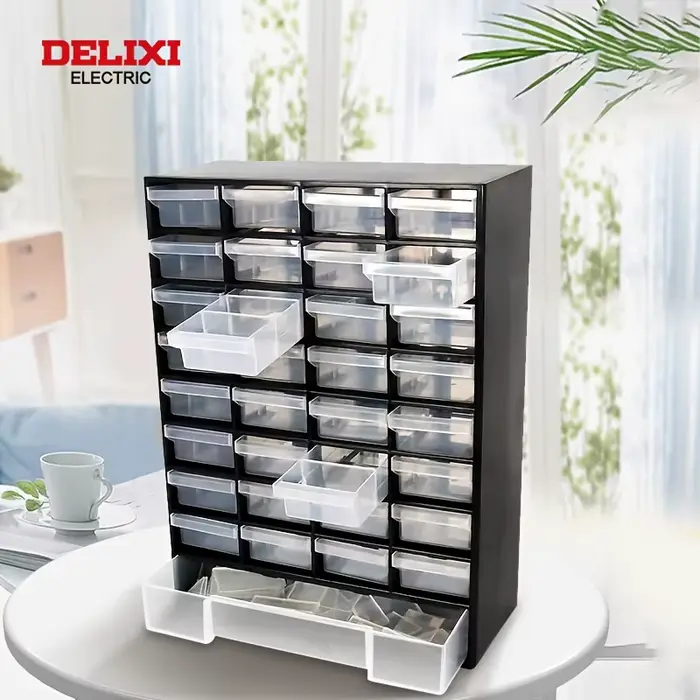 Armoire de rangement d'outils DELIXI ELECTRIC à 33 compartiments