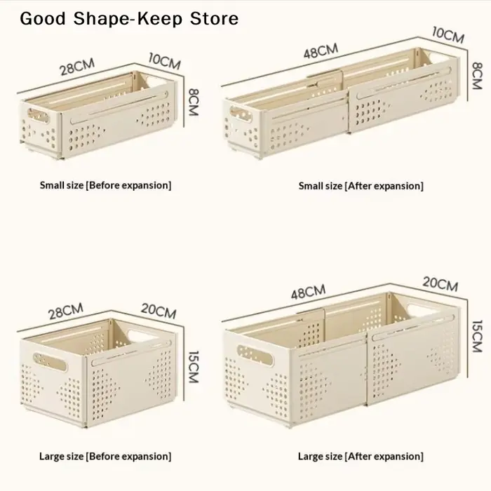 Boîte de rangement en plastique portable