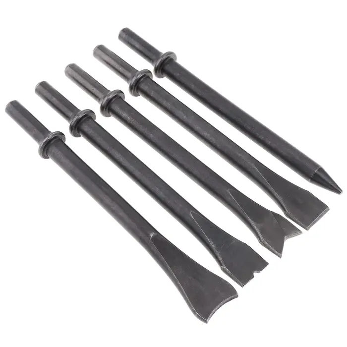Tête de ciseau à air dure 120-460 mm 45 # Tête de pelle à Air solide en acier, embout de marteau à