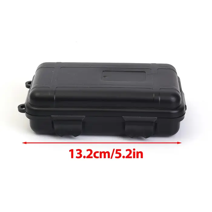 Boîte de rangement étanche, coque rigide, antichoc, haute résistance, étui de survie avec joint en s