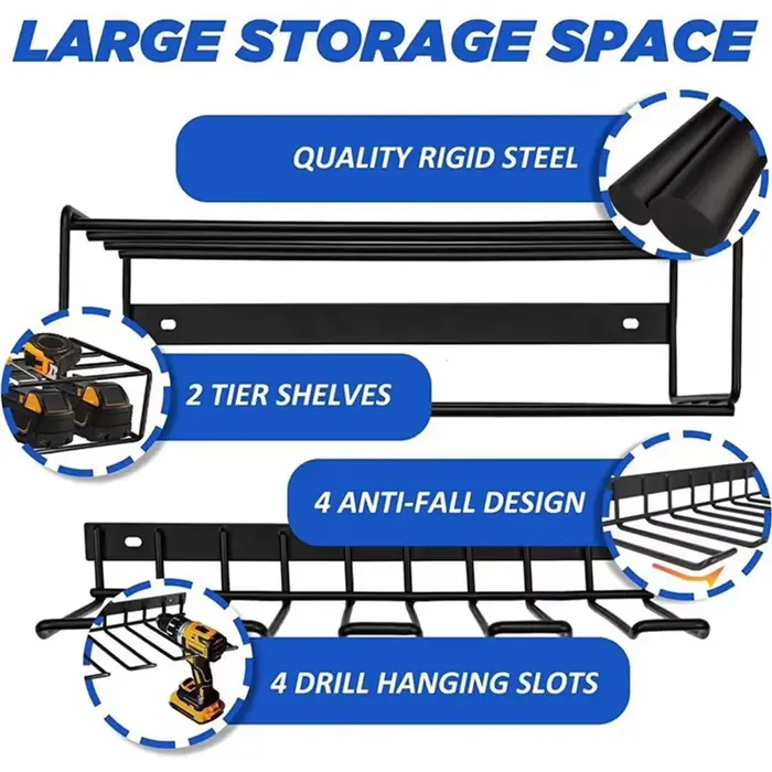 Support de rangement pour outils électriques manuels