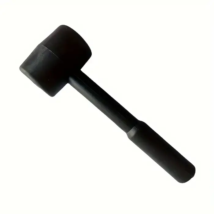 Maillet en caoutchouc noir – outil durable et polyvalent pour le bricolage, la réparation à domicile