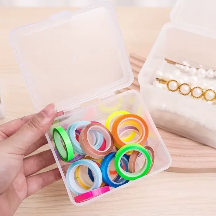 Boîte de Rangement Polyvalente en Plastique avec Couvercle