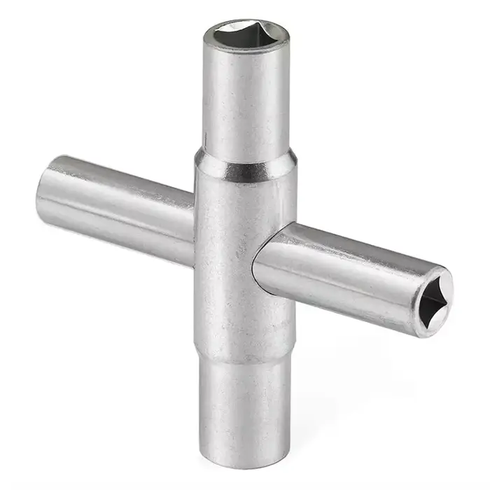 Clé multifonctionnelle 4-en-1 pour robinet
